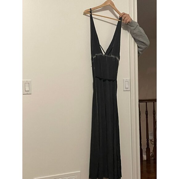 Friday's Project Dress Women Small Black Scoop Neck Belt Sleeve Less Comfortable - Picture 2 of 5